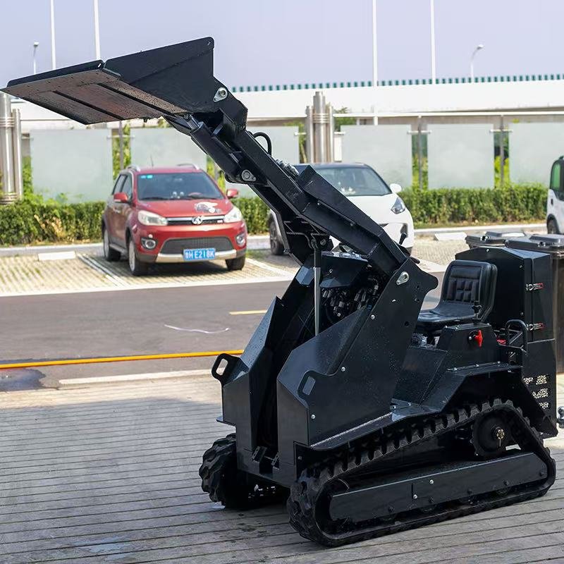 390 Monocylinder Tracked Skid Steer Loader Compact Power for Tight Spaces - 图片 2