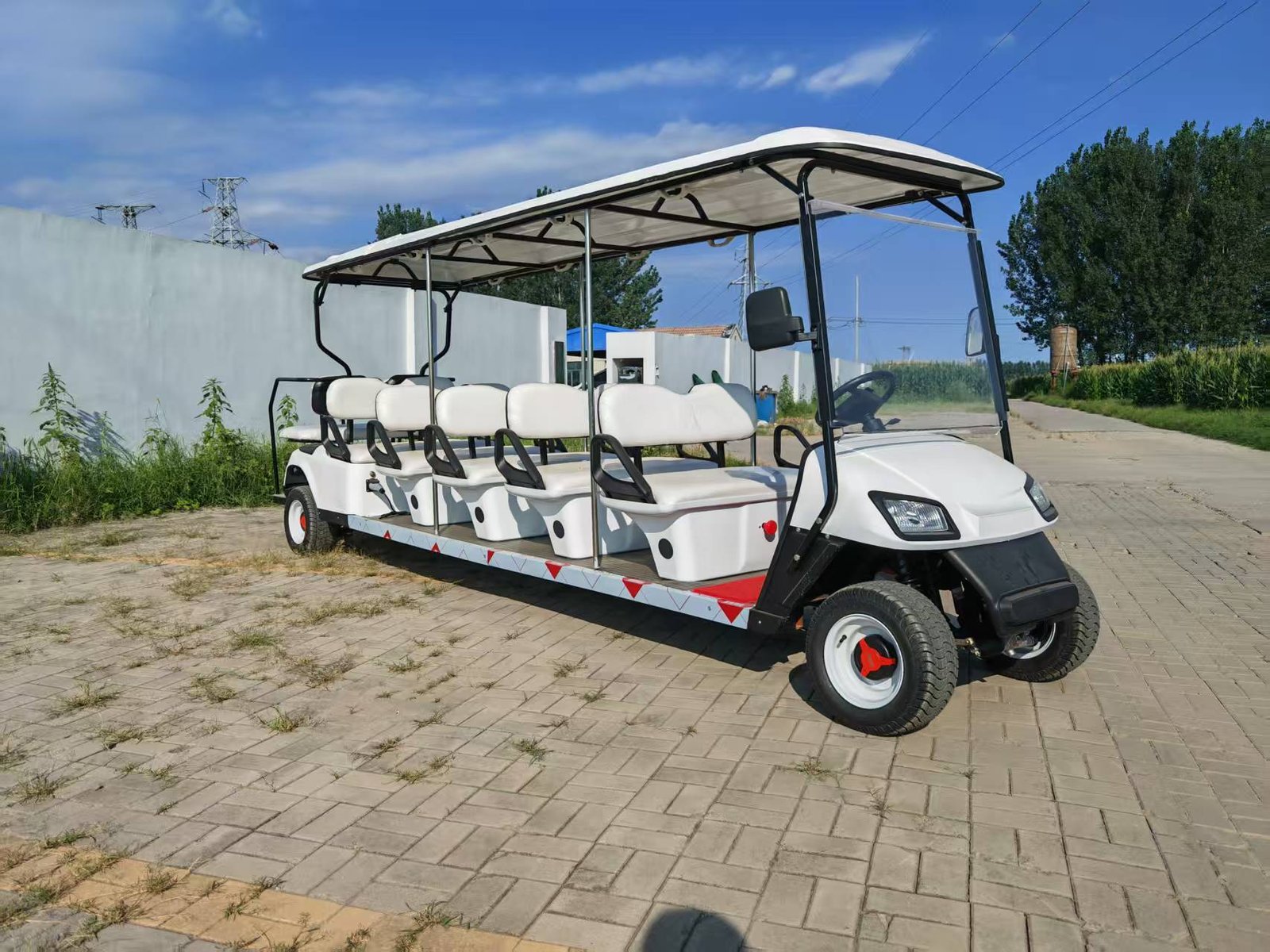 VR-A10+2 12-Seater Electric Golf Cart Maximum Capacity for Demanding Transport Needs - 图片 3