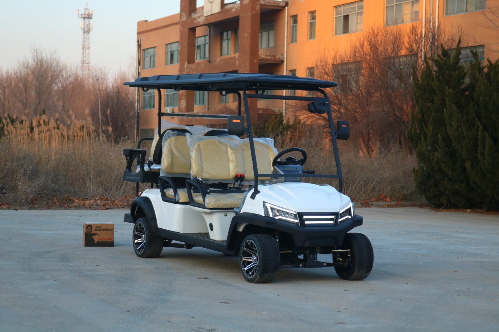 VR-D4+2 6-Seater Electric Golf Cart Enhanced Capacity with All-Terrain Performance - 图片 4