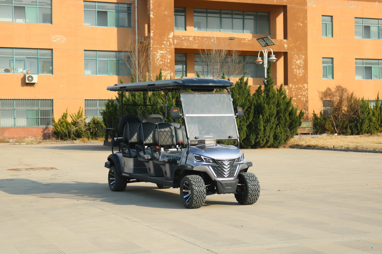 VR-C6+2 8-Seater Electric Golf Cart Maximum Capacity Meets All-Terrain Performance - 图片 3