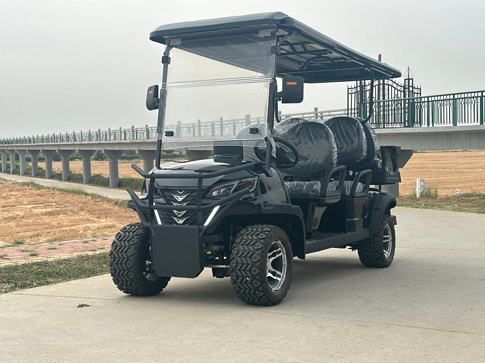 VR-C4+2 6-Seater Electric Golf Cart Expanded Capacity with All-Terrain Capability