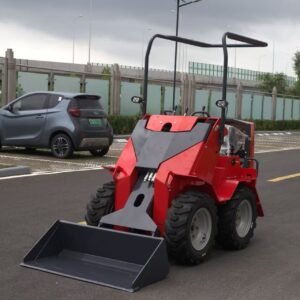 390 Monocylinder Wheeled Skid Steer Loader Compact Agility for Efficient Material Handling