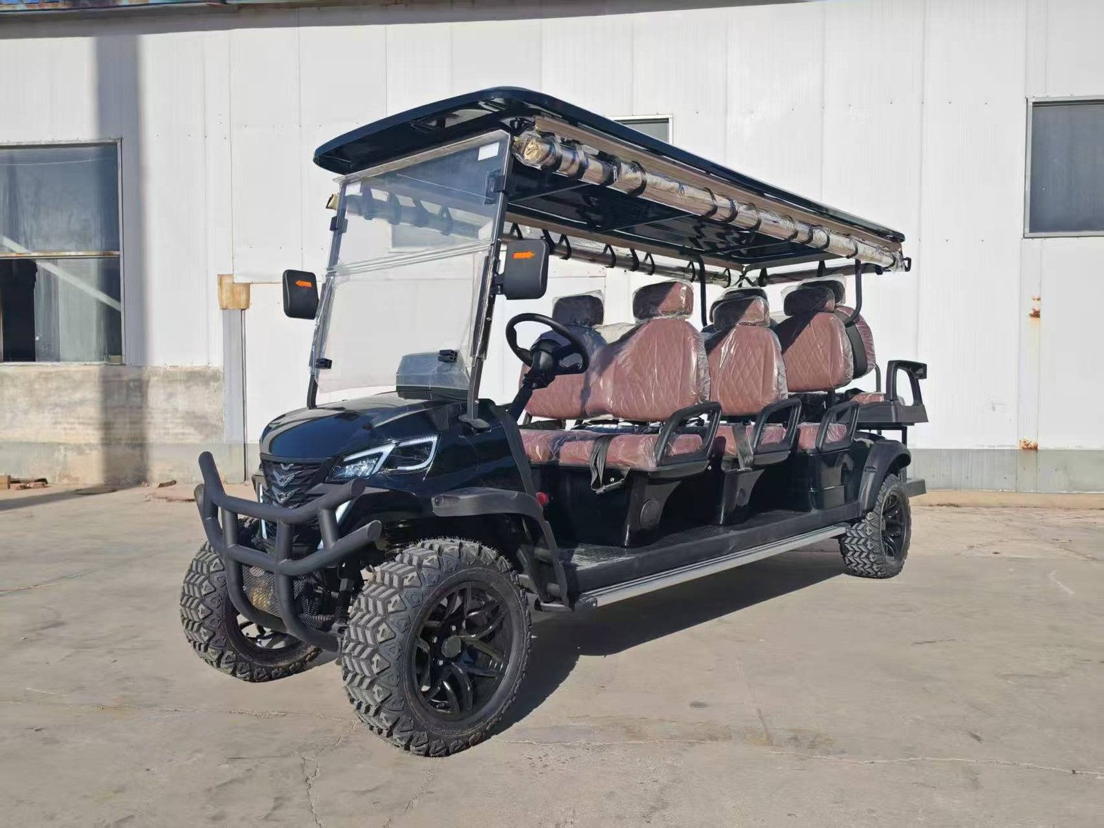 VR-C6+2 8-Seater Electric Golf Cart Maximum Capacity Meets All-Terrain Performance